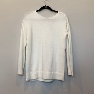 Loft White Cozy Sweater